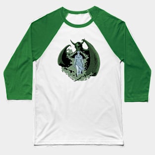 Scifi Goddess Baseball T-Shirt